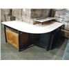 Image 2 : OFFICE DESK WITH OFFICE CHAIR, 2 CLOTHING RACKS, SHOE RACK AND MORE