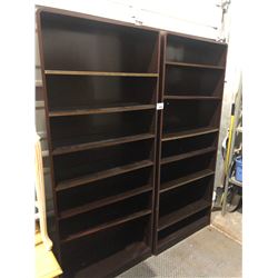 PAIR OF BOOKSHELVES