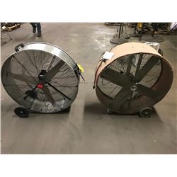 (2) 40" Shop Fans