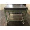 Image 2 : 36" x 24" x 4" Granite Plate with Metal Rolling Cart
