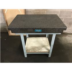 Astrel 36" x 24" x 4" Granite Plate with Metal Stand