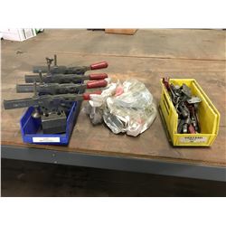 Lot of Misc Sized De-Sta-Co Clamps