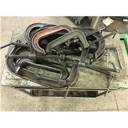 Lot of Misc C-Clamps