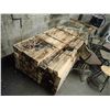 Image 2 : Lot of 4" x 4" x 10' Wood, 81 Pieces Total