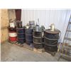 Image 2 : Lot of Oil Drums, Ladder, Broom