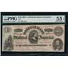 Image 1 : 1863 $100 Confederate States of America Note PMG 55EPQ