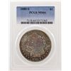 Image 1 : 1880-S $1 Morgan Silver Dollar Coin PCGS MS64 Amazing Toning