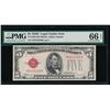 Image 1 : 1928E $5 Legal Tender Note PMG 66EPQ
