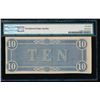 Image 2 : 1864 $10 Confederate States of America Note PMG 58EPQ