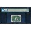 Image 2 : 10 Cent Second Issue Fractional Currency Note PMG 58
