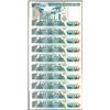 Image 2 : Lot of (10) 1988 Peru Diez Mil Intis Uncirculated Bank Notes