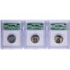 Image 1 : Lot of (3) 1999-P Georgia State Quarter Coins ICG MS65 Struck Slightly Off center