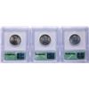 Image 2 : Lot of (3) 1999-P Georgia State Quarter Coins ICG MS65 Struck Slightly Off center