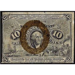 March 3, 1863 Ten Cent 2nd Issue Fractional Currency Note