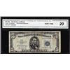 Image 1 : 1953 $5 Silver Certificate Note CGA Very Fine 20