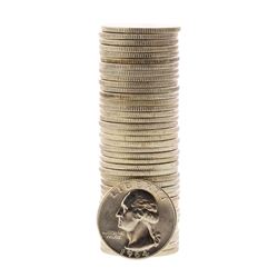 Roll of (40) Brilliant Uncirculated 1964-D Washington Quarter Coins