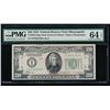 Image 1 : 1934 $20 Minneapolis Federal Reserve Note PMG 64EPQ