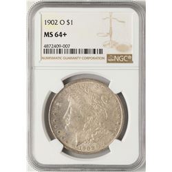 1902-O $1 Morgan Silver Dollar Coin NGC MS64+