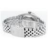 Image 6 : Rolex Mens Stainless Black Diamond 36MM Datejust Wristwatch
