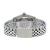 Image 7 : Rolex Mens Stainless Black Diamond 36MM Datejust Wristwatch