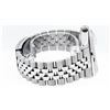 Image 7 : Rolex Mens Stainless Steel Purple Roman Diamond & Sapphire Datejust Wristwatch