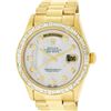 Image 2 : Rolex Mens 18K Yellow Gold 3.0 ctw Baguette Diamond Day Date President Wristwatc