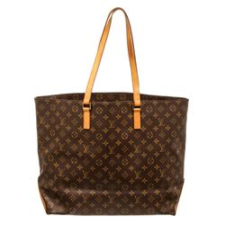 Louis Vuitton Monogram Canvas Leather Cabas Alto Shoulder Bag