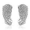 Image 1 : 14k White Gold 1.00CTW Diamond Earrings, (I1-I2/G-H)