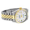 Image 3 : Rolex Mens 2 Tone 14K Mother Of Pearl Diamond 36MM Datejust Wristwatch