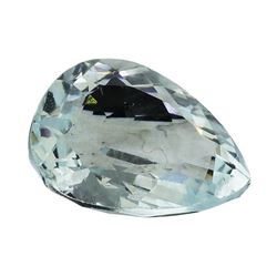 6.17 ct.Natural Pear Cut Aquamarine