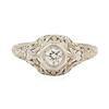Image 1 : 0.2 ctw Diamond Ring - 18KT White Gold