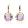 Image 1 : 14k Rose Gold 12.66CTW Diamond and Amethyst Earrings, (I1/I)