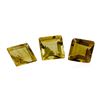 Image 1 : 2.96 ctw.Natural Square Step Cut Citrine Quartz Parcel of Three