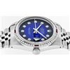 Image 6 : Rolex Mens SS Blue Vignette Diamond & Ruby Channel Set Diamond Datejust Wristwat