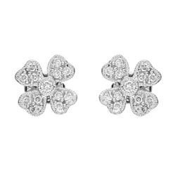 14k White Gold 0.31CTW Diamond Earrings, (SI2-SI3/G-H)