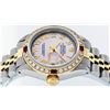 Image 7 : Rolex Ladies 2 Tone 14K Pink MOP Diamond & Ruby Datejust Wristwatch