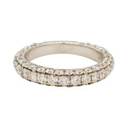 2.25 ctw Diamond Band - 14KT White Gold