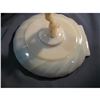 Image 3 : Art Deco Nude Cambridge Glass Crown Tuscan Compote Pedestal