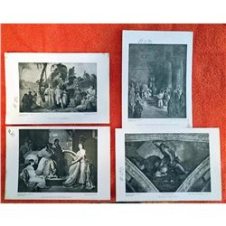 Group of Vintage c1920â€™s Half-tone Prints, Biblical Scenes