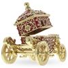 Image 3 : Tsar Coronation Coach Russian Trinket Jewelry Box