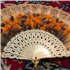 Image 3 : Set of Vintage Hand-painted Silk & Lace Decorative Hand Fans