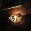 Image 4 : Mission 1 Light Textured Black Wall Sconce 12" Wide