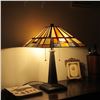 Image 4 : Mission 2 Light Blackish Bronze Table Lamp 16" Wide
