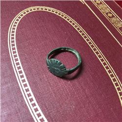 c.800 AD Bronze Byzantine Pilgrim's Ring, Artifact