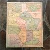 Image 2 : Set of 1890's Maps of The American Central States
