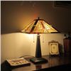 Image 4 : Mission 2 Light Blackish Bronze Table Lamp 16" Wide