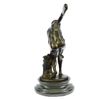 Image 9 : THE DISCOBOLUS OF MYRON Greek Bronze Replica Statue 10" x 7"