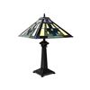 Image 2 : Tiffany-style 2 Light Mission Table Lamp 16" Shade