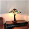 Image 3 : Tiffany-style 2 Light Mission Table Lamp 16" Shade