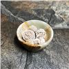 Image 1 : Small Banded Onyx Carved Gemstone Bowl, Desert Rose Formations